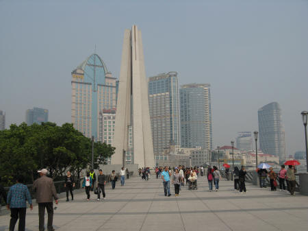 Monument for People's Heroes in Shanghai China